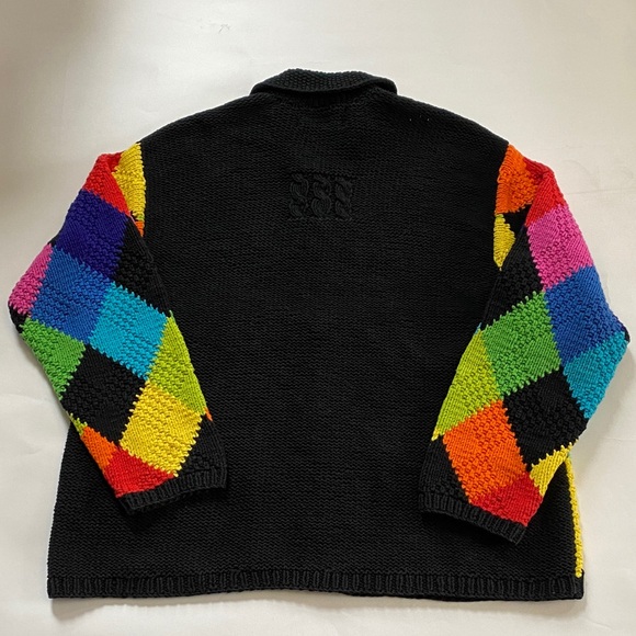 Marisa Christina Multicolor Diamond Cardigan - Picture 5 of 10